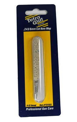 Tetra Gun .243 Cal. / 6mm Cotton Bore Mop (For Cleaning Rods)