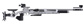 Feinwerkbau (FWB) Mod. 900 ALU Competition Air Rifle SILVER (Large - Right Grip)